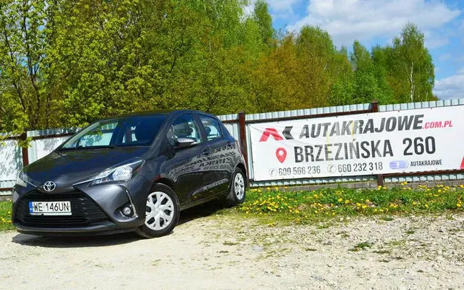 łódzkie Toyota Yaris cena 47900 przebieg: 94000, rok produkcji 2018 z Łowicz